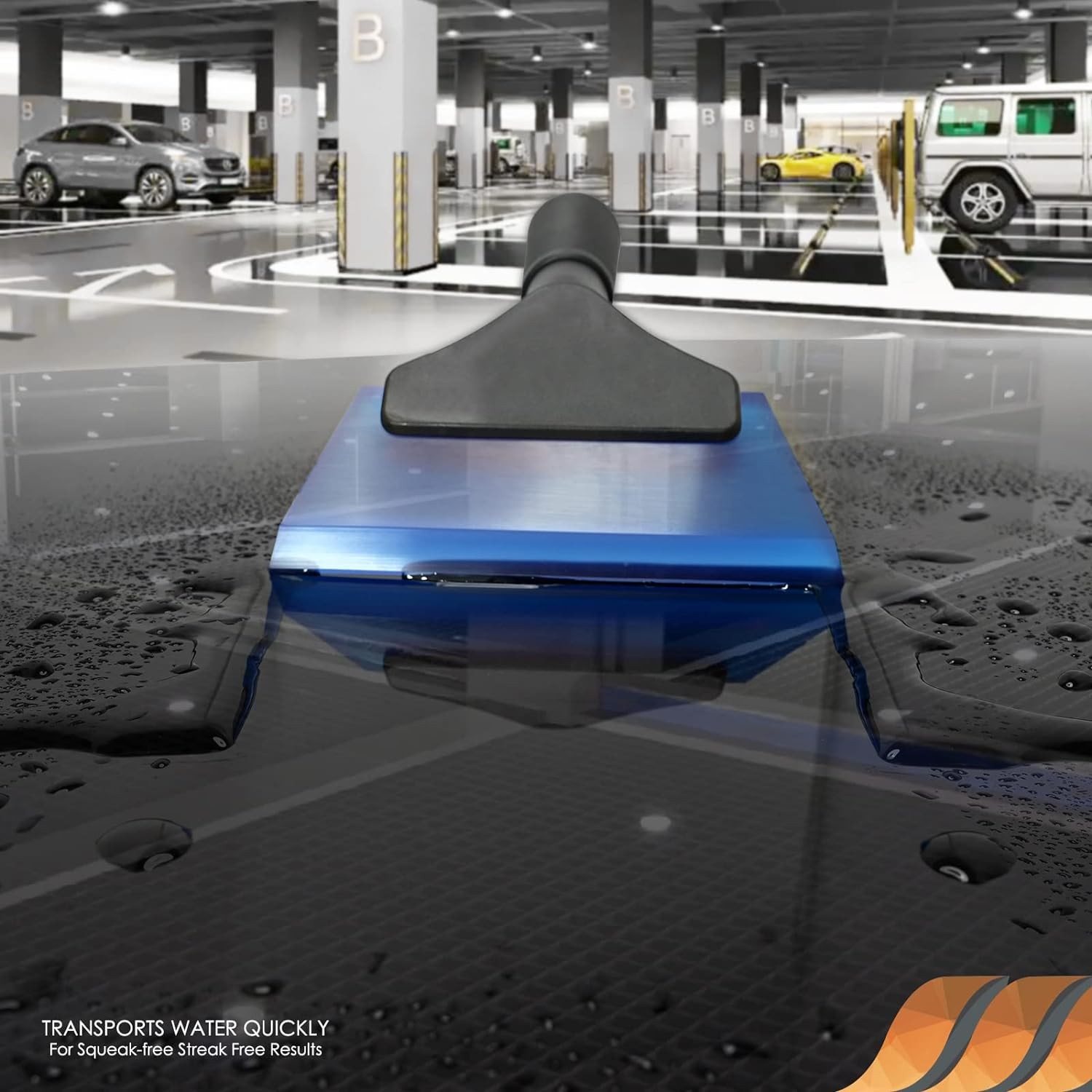 Small Squeegee 5 inch Rubber Window Tint Windshield Scraper for Car,Glass,