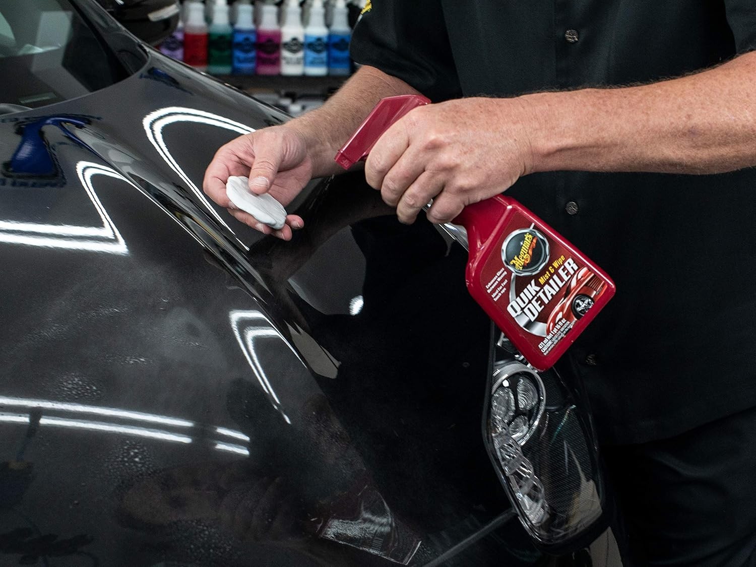 Quik Detailer, Mist & Wipe Car Detailing Spray, Clear Light 32 Fl Oz (Pack of 1)