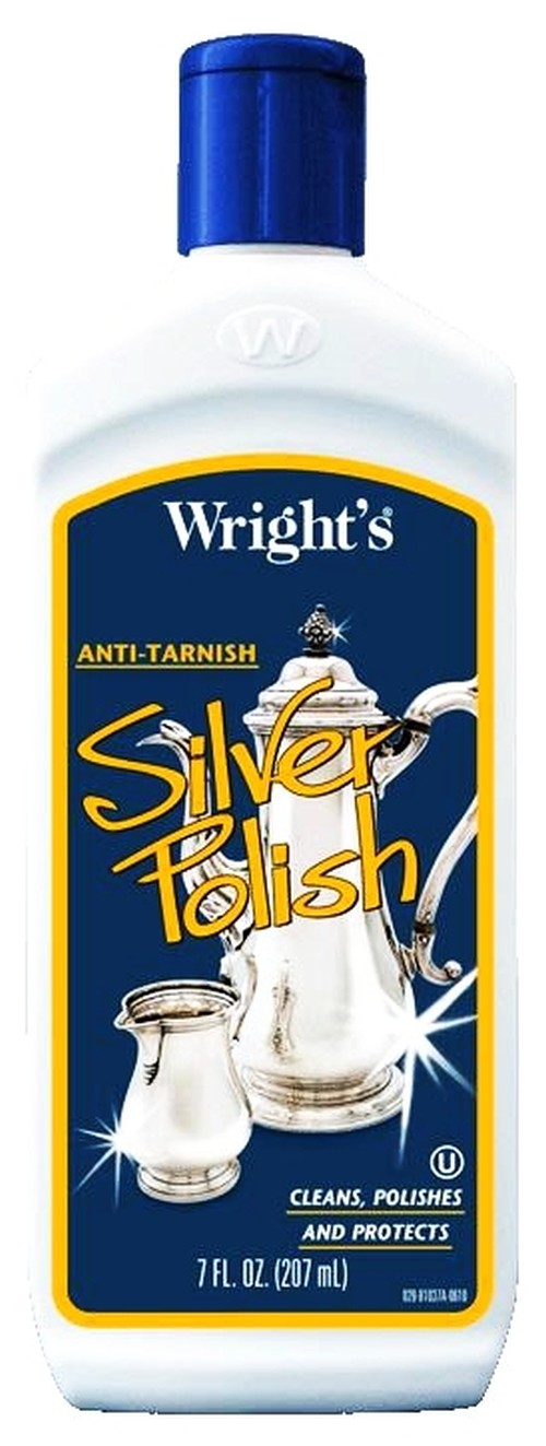 SILVER POLISH & CREAM Cleaner Anti Tarnish Clean Sterling Flatware WRIGHT’S 028