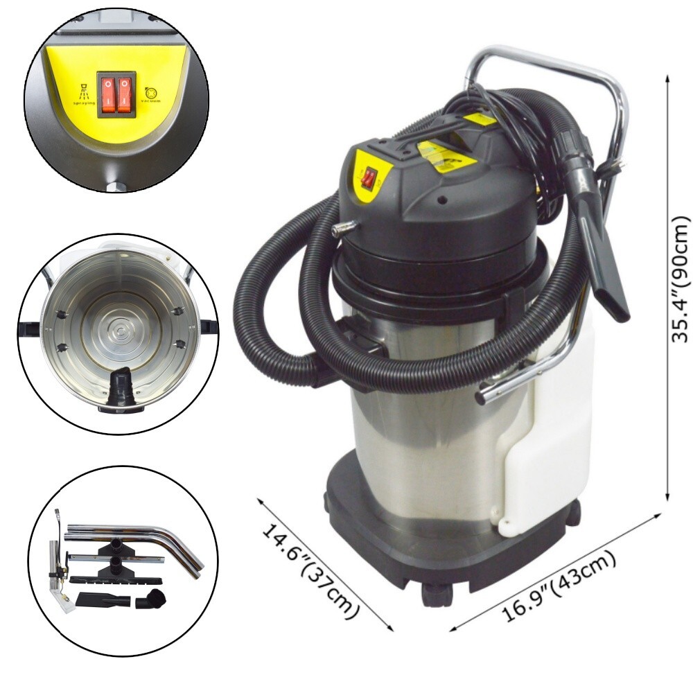 110V Commercial Electric Hotel Sofa Curtain Spray Suction Carpet Cleaning Machin