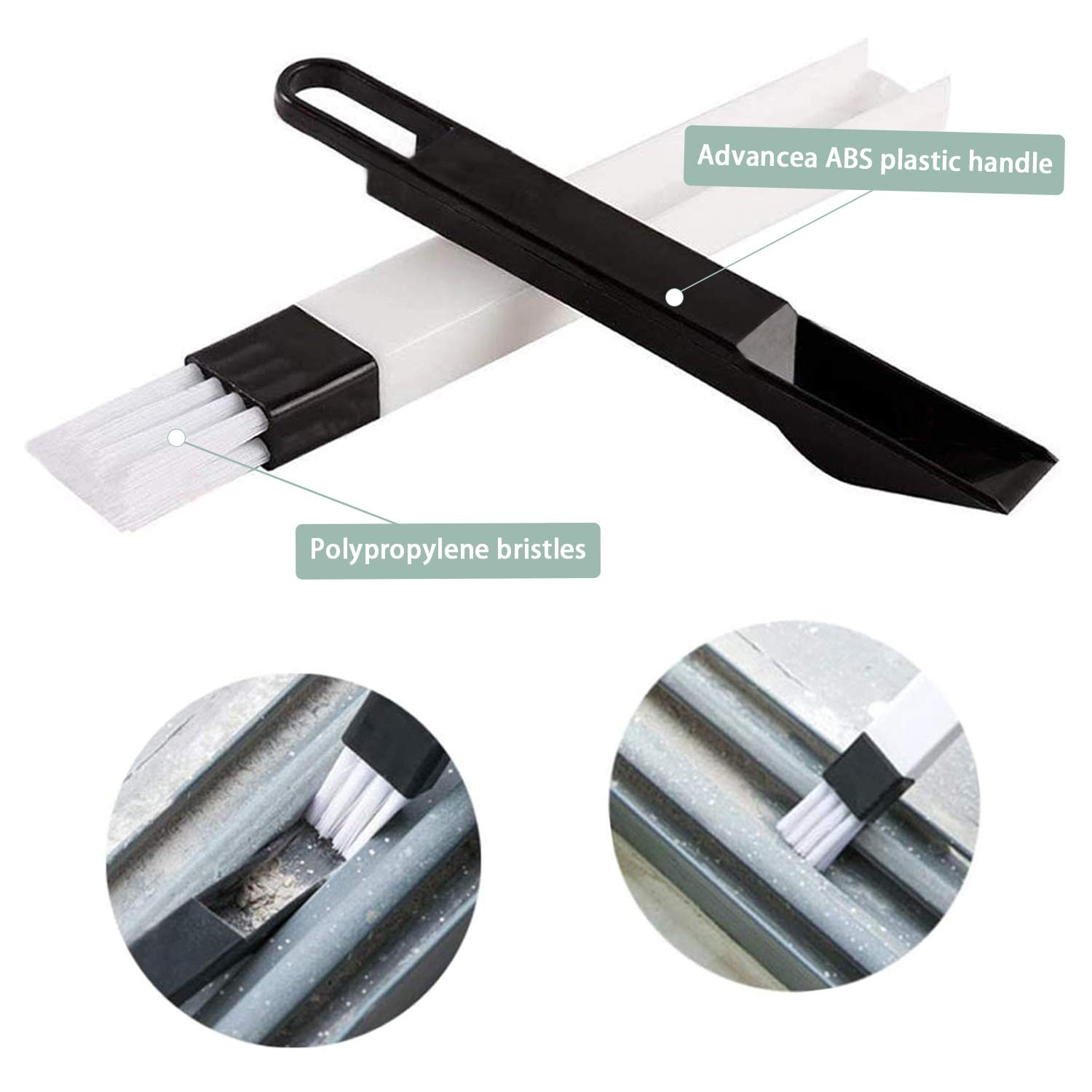 8 Pcs Handheld Groove Gap Cleaning Toolsdoor Window Track Cleaning Tools Groove