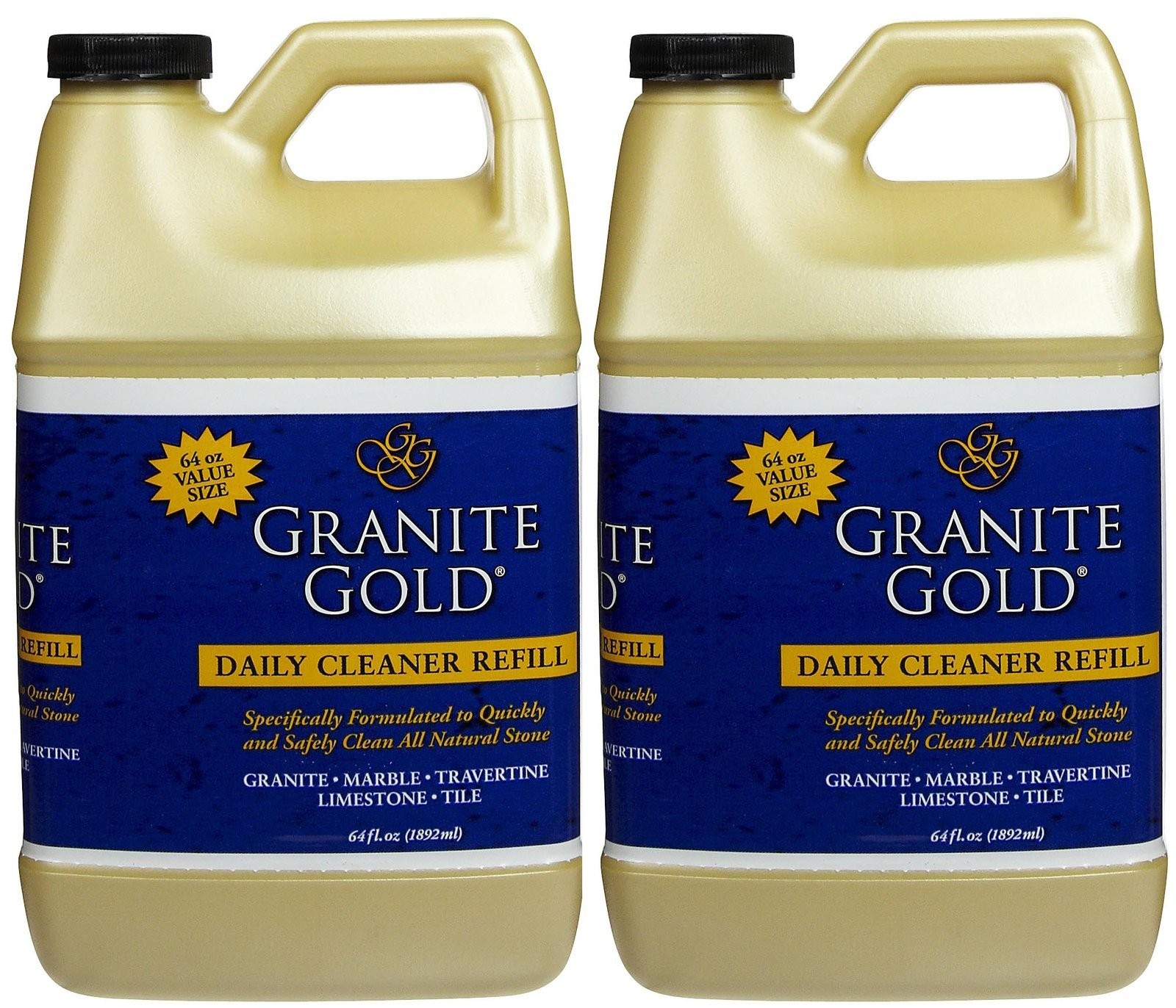 Fresh Citrus Scent Daily Cleaner Refill 64 Oz Pack of 2 Professional Use