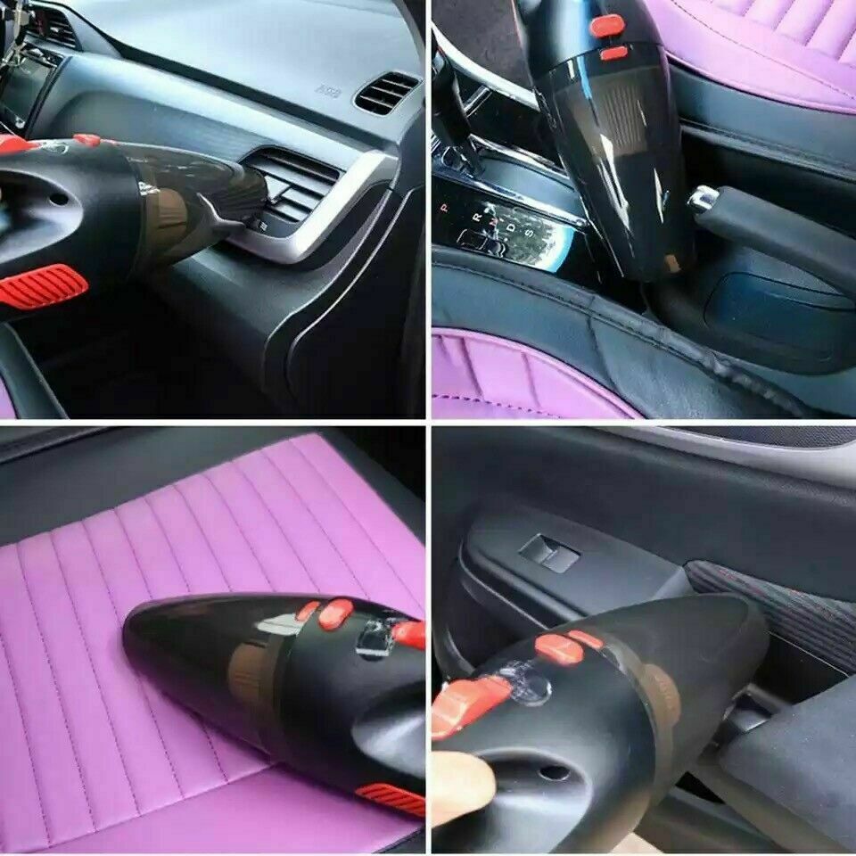 US Car Vacuum Cleaner Duster Portable Rechargeable Wet&Dry Strong Suction Duster