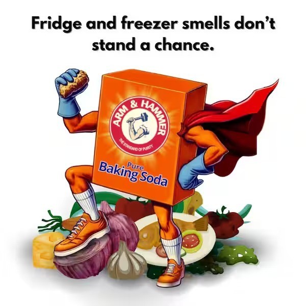 12 Pack ARM & HAMMER 14oz Baking Soda Fridge-n-Freezer Odor Absorber Spill Proof