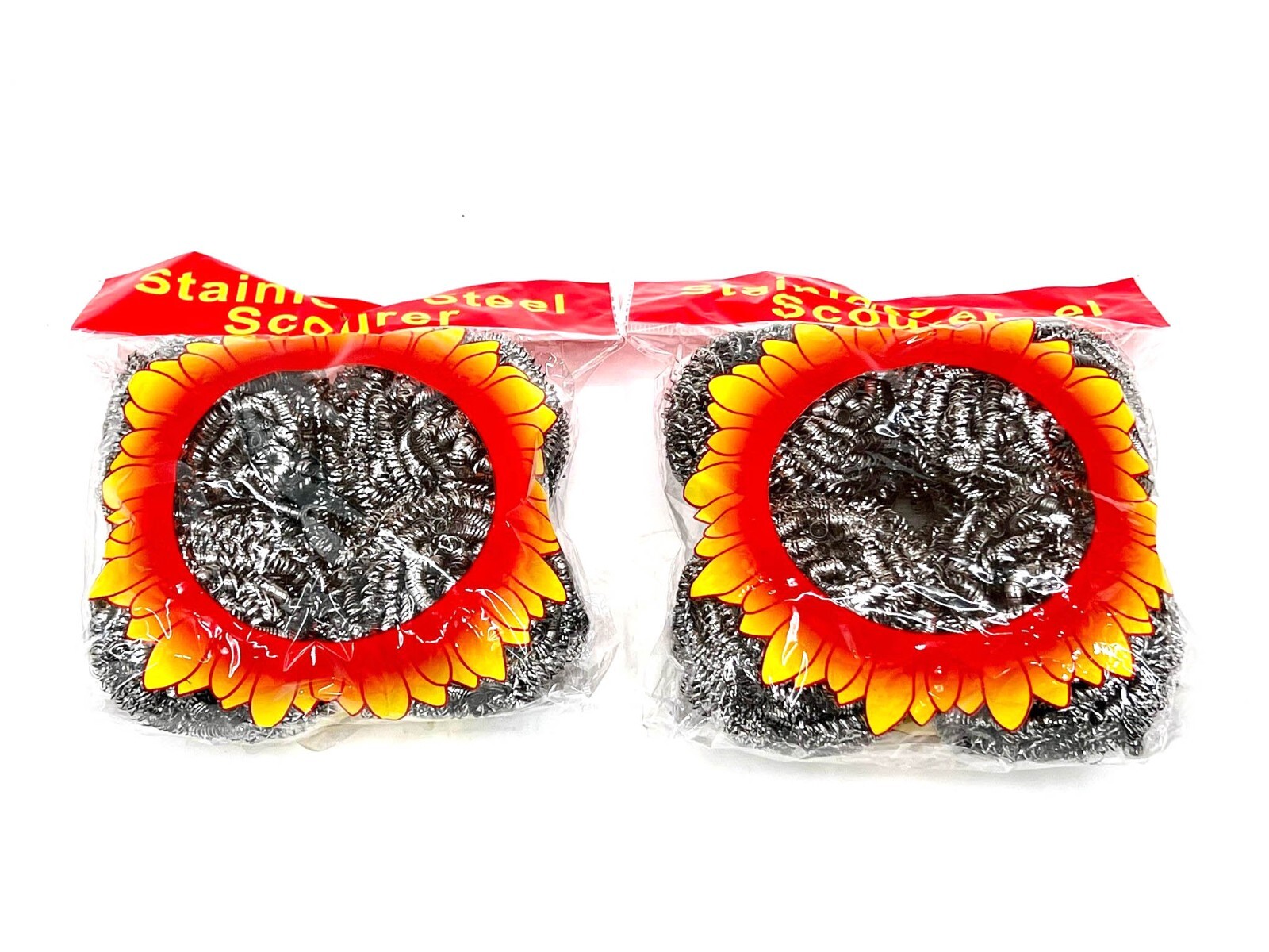 Scourer (8 Pcs) 3″/25gram Stainless Steel Scourer Dish Bowl Cleaning Scrubbers