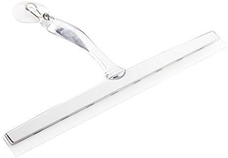 Zia Metal and Plastic Bathroom Squeegee for Shower, Glass Doors, Floors,