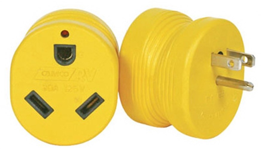 Camco 15 amps RV Electrical Adapter 15-30A 1 pk (Pack of 4)