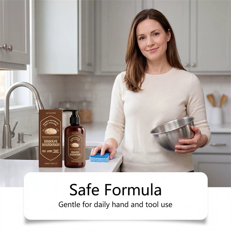 Dough Cleaner Soap for Sourdough,Enzyme Powered Dissolve Cleaning for Kitchen