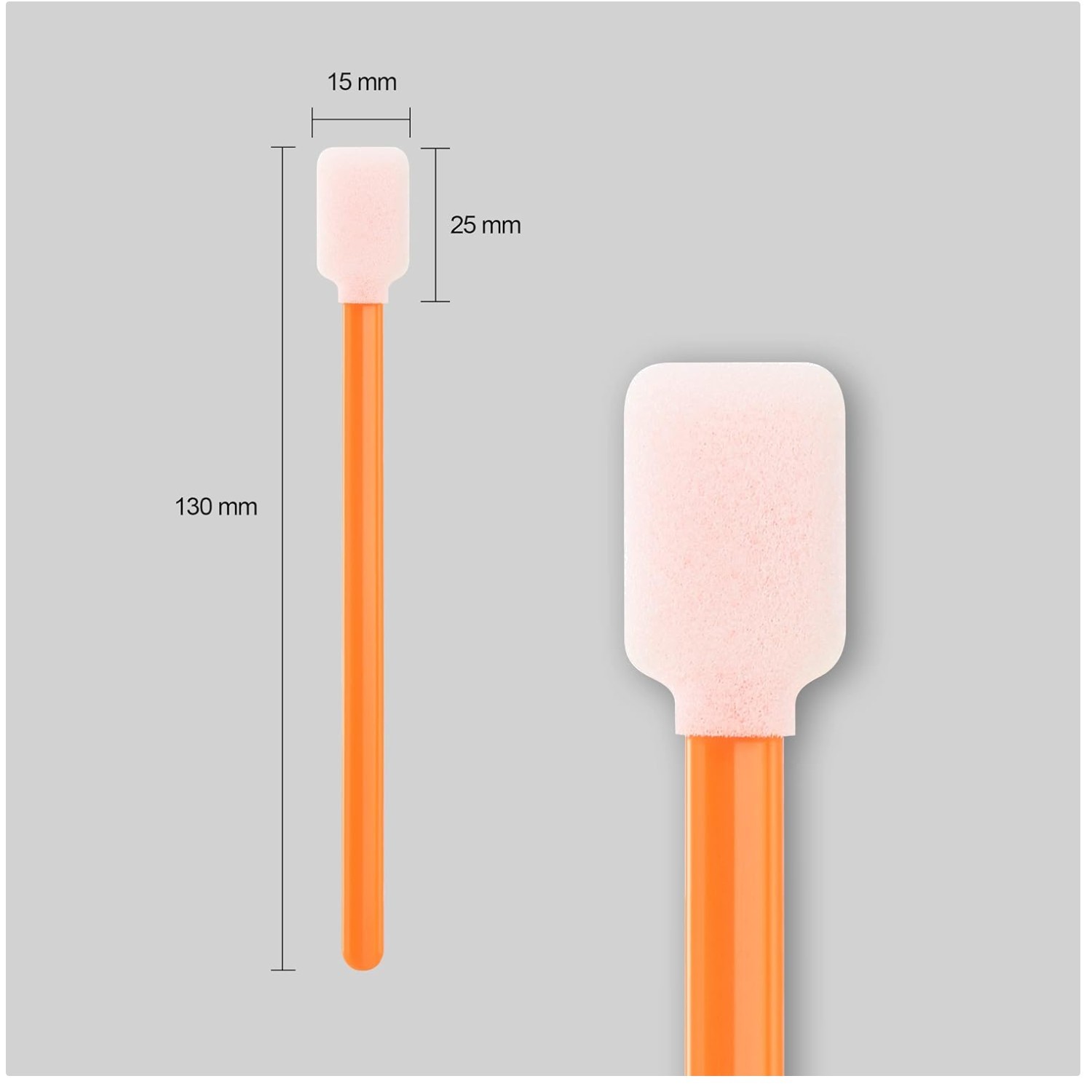 Foam Swabs for Car Vents – Large Rectangular Tips – 1000 pcs