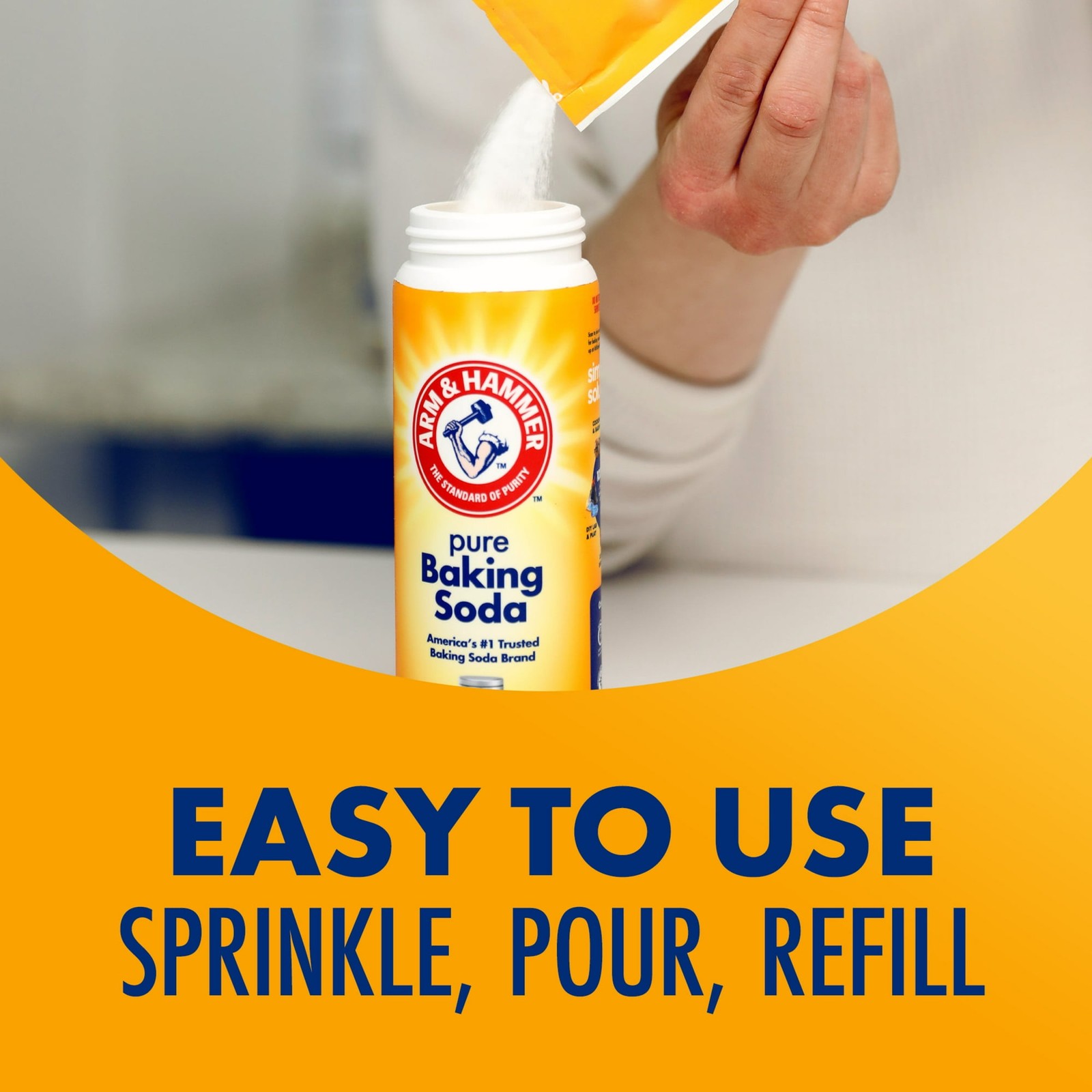 Pure Baking Soda Powder,Multi-Purpose Household Use,12oz Free Shipping in 2 days