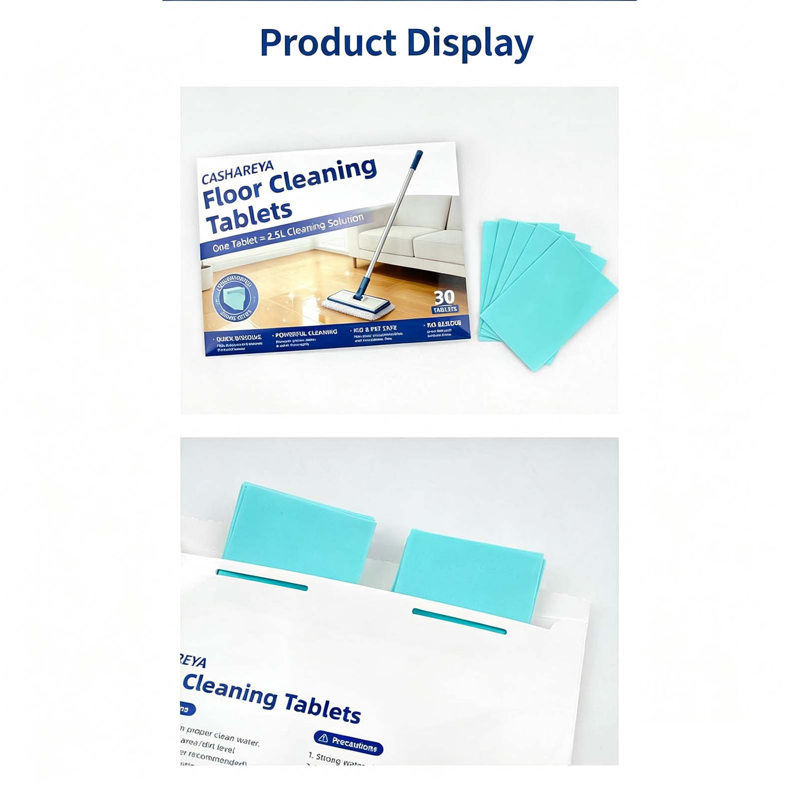 30pcs Multiple Effect The Floor Clean,Floor Cleaning Tablets Multi-Surface