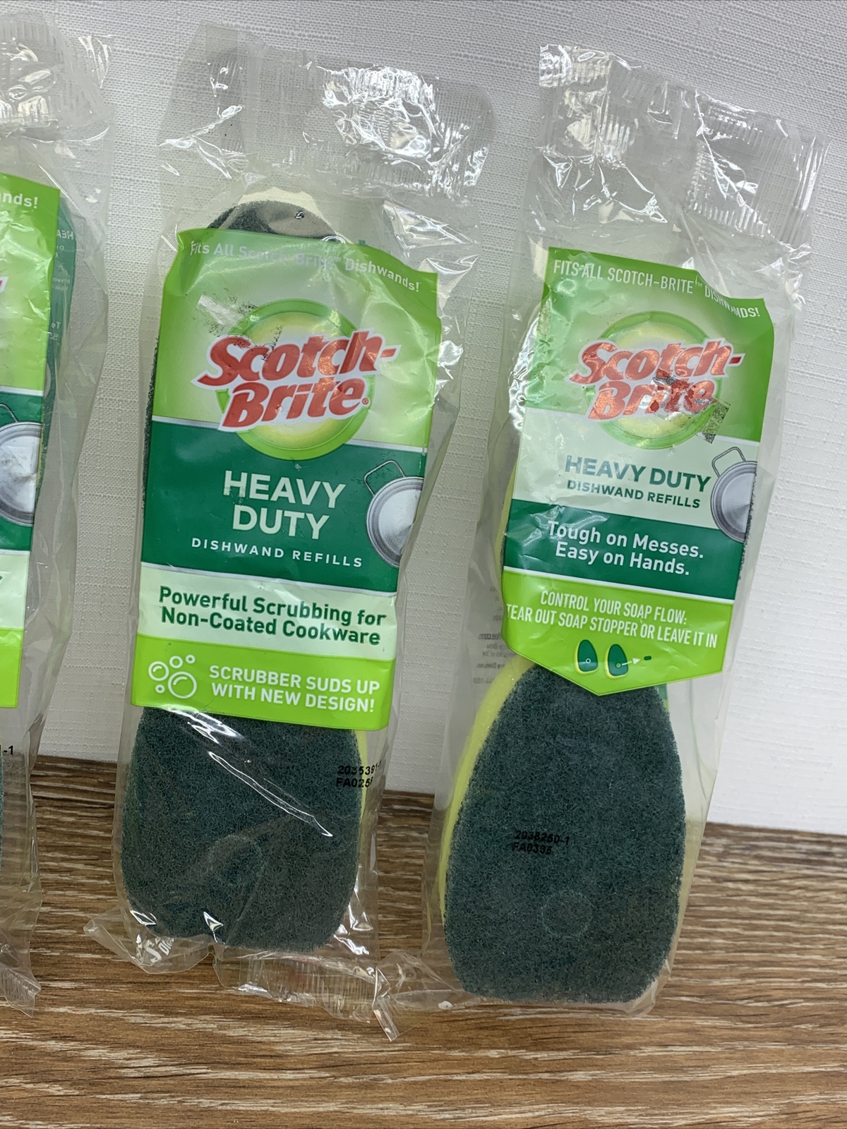 Scotch-Brite Heavy Duty Heavy Duty Dishwand Refills, 6 Indv. Total (3-2 Packs)