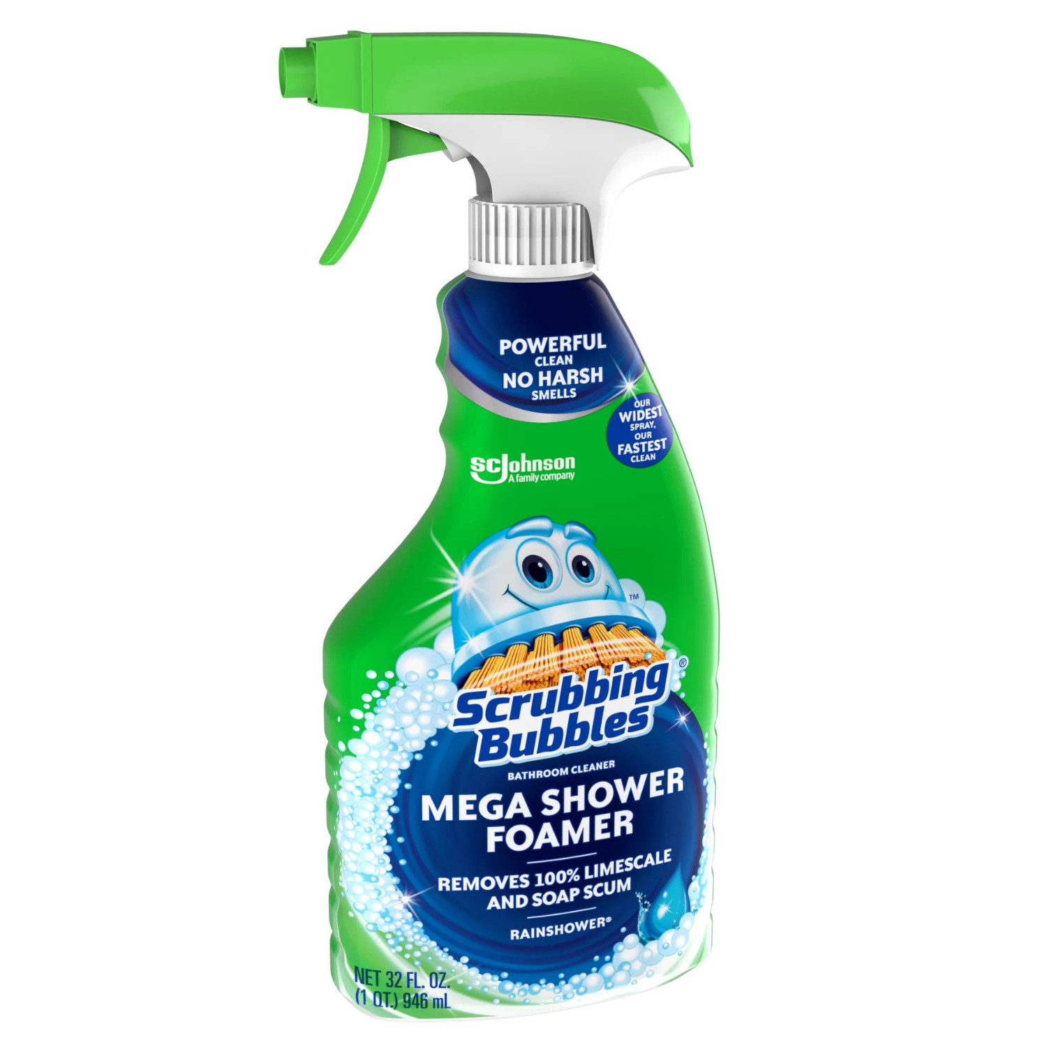 6Pk Scrubbing Bubbles Mega Shower Foamer Bathroom Cleaner Rainshower Spray 32oz