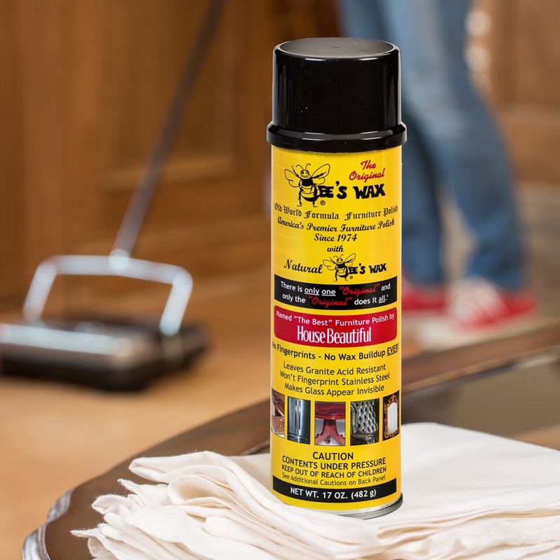 Bee’s Wax Cleaning Furniture Polish All Natural No Residue Pack of 2