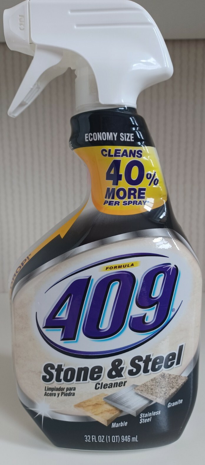 (1) Formula 409 Stone & Steel Cleaner 32oz Spray Bottle