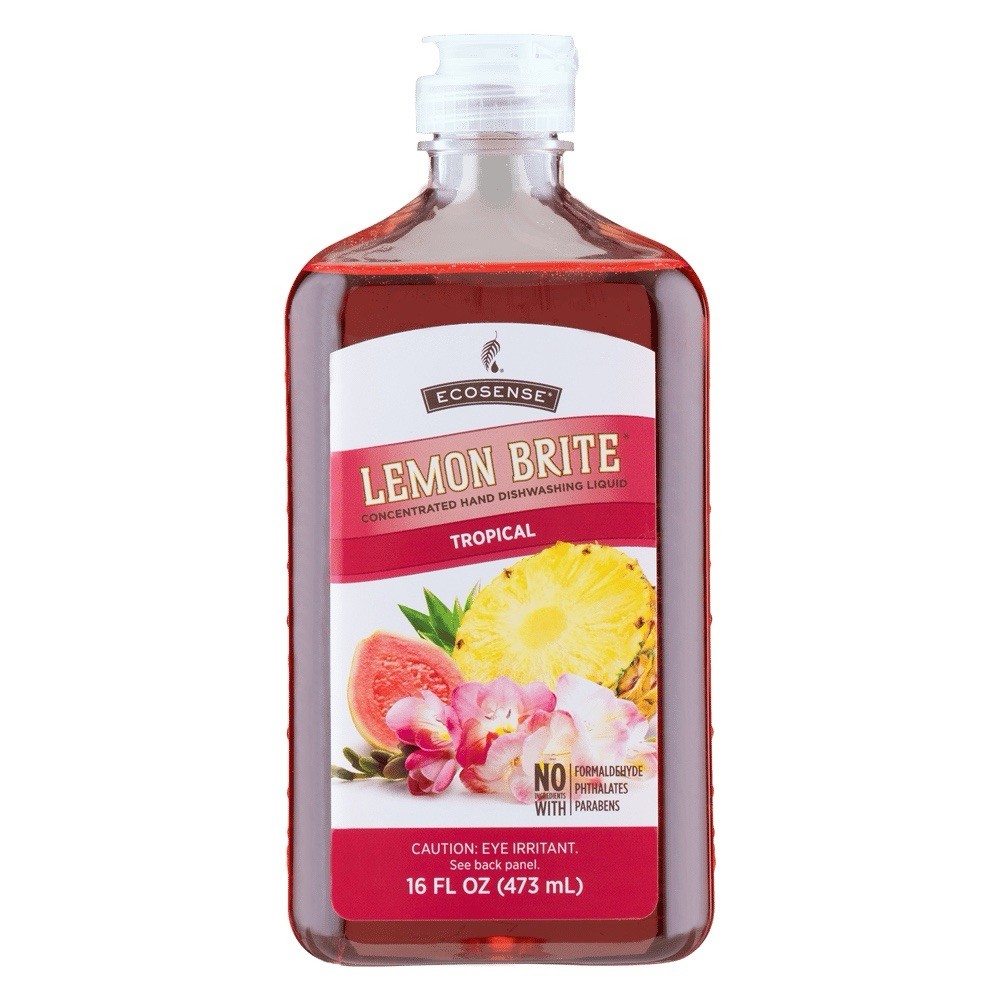 Ecosense Lemon Brite Tropical Dishwashing Liquid Biodegradable 16 fl oz