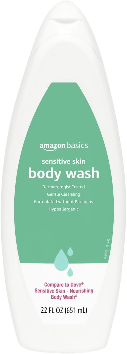 Hypoallergenic Body Wash for Sensitive Skin, Creamy Lather, Paraben Free, 22 fl