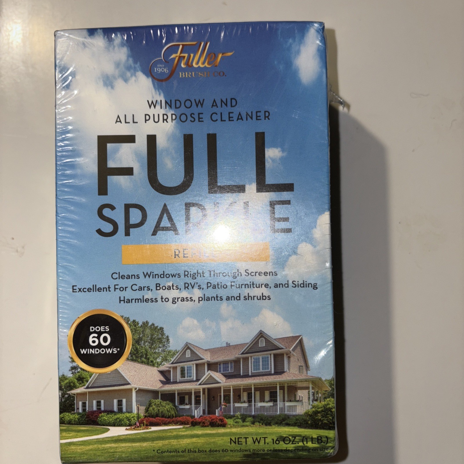 2 x 16oz Box Fuller Sparkle Refill Window All Purpose Cleaner Sealed Fast Ship