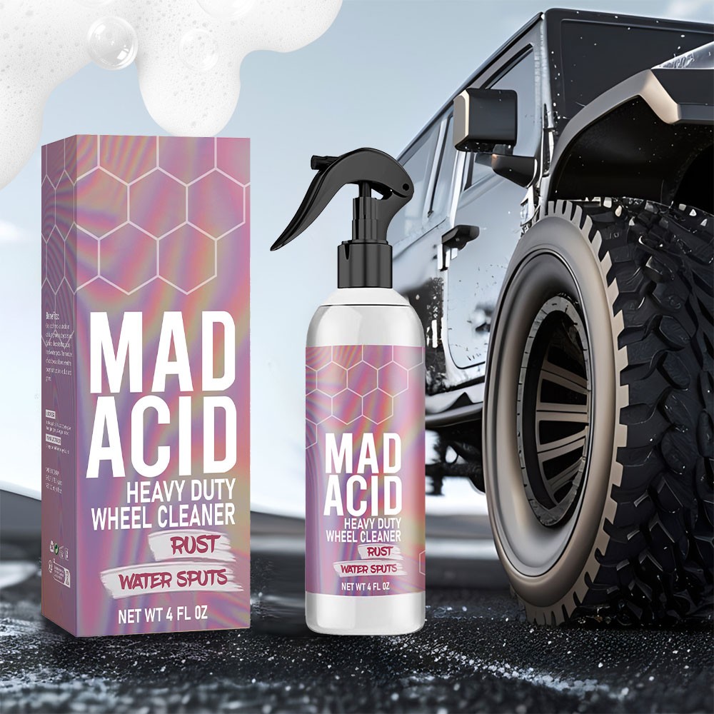 Mad Acid- Heavy-Duty Wheel Cleaner, Water Spot Remover for Car,Glass Cleaner TL