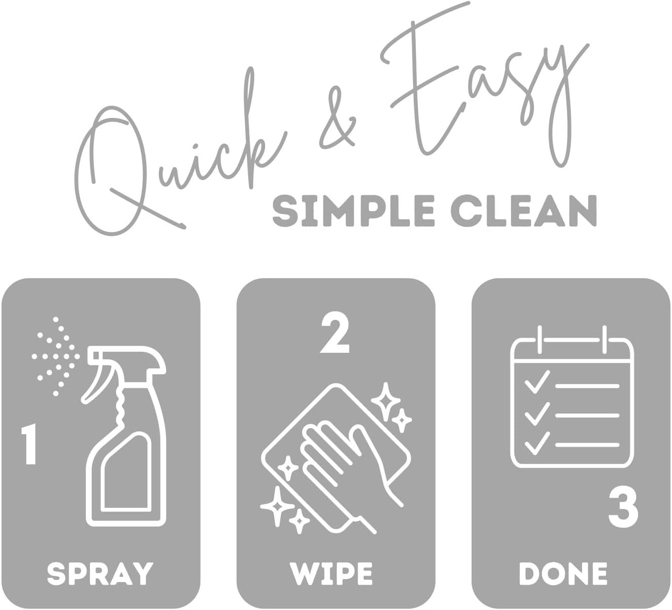 Quick Shine Daily Floor Cleaner 24 Oz Hardwood Vinyl Tile Plant-Based No Rinse