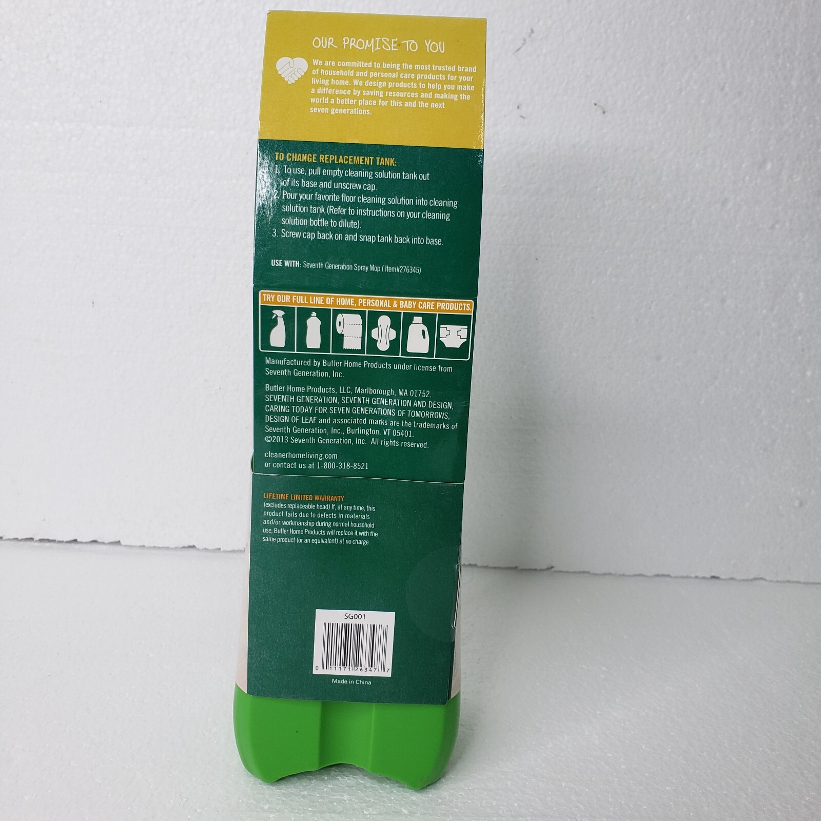 Seventh Generation Spray Mop Replacement Tank