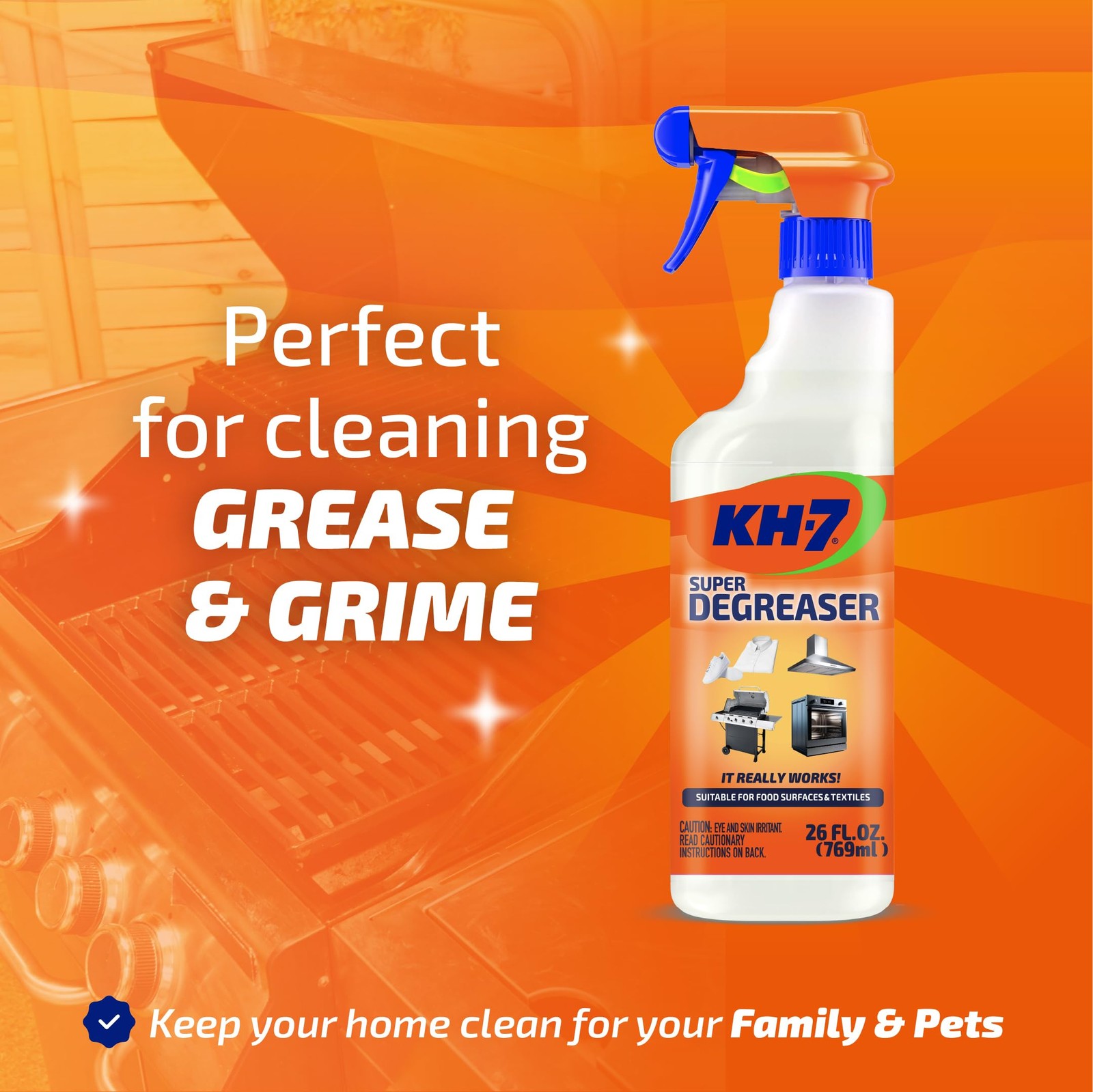 KH-7 Super Degreaser Multipurpose Cleaning Spray: The Heavy Duty All Purpose …