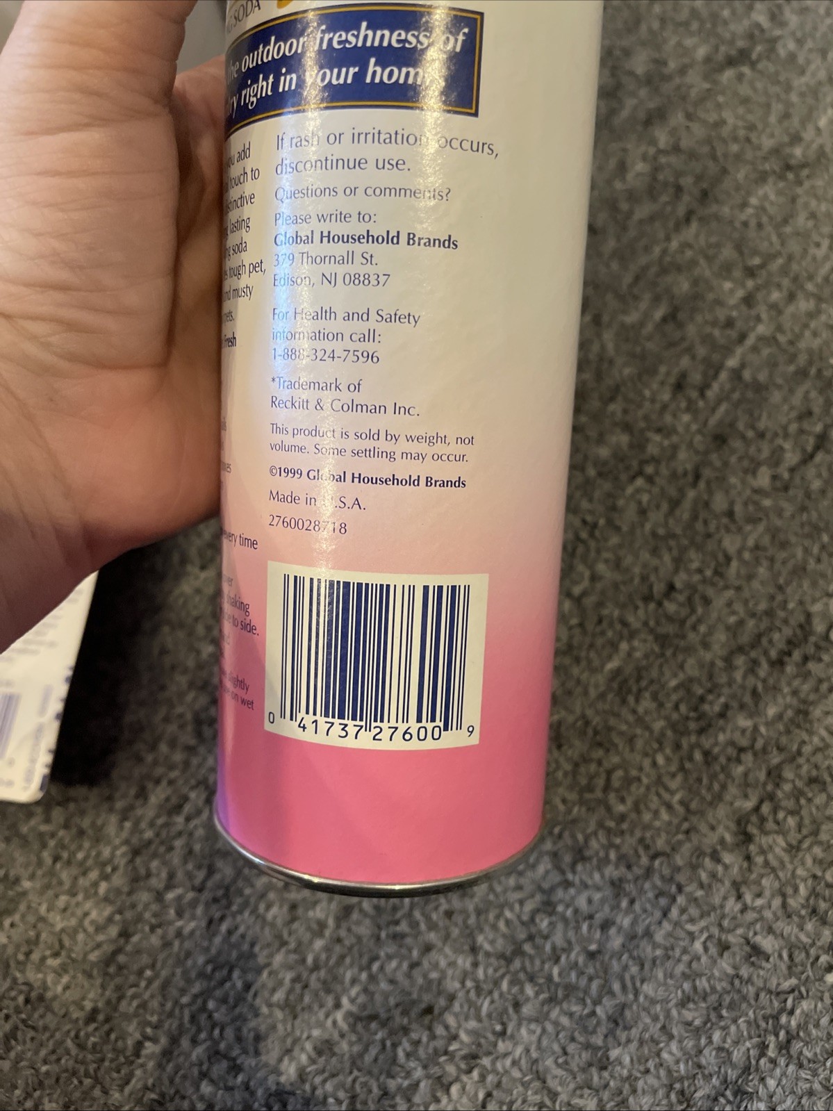 Carpet Fresh Country Potpourri Scent Carpet Odor Eliminator 14 oz. Powder 1999
