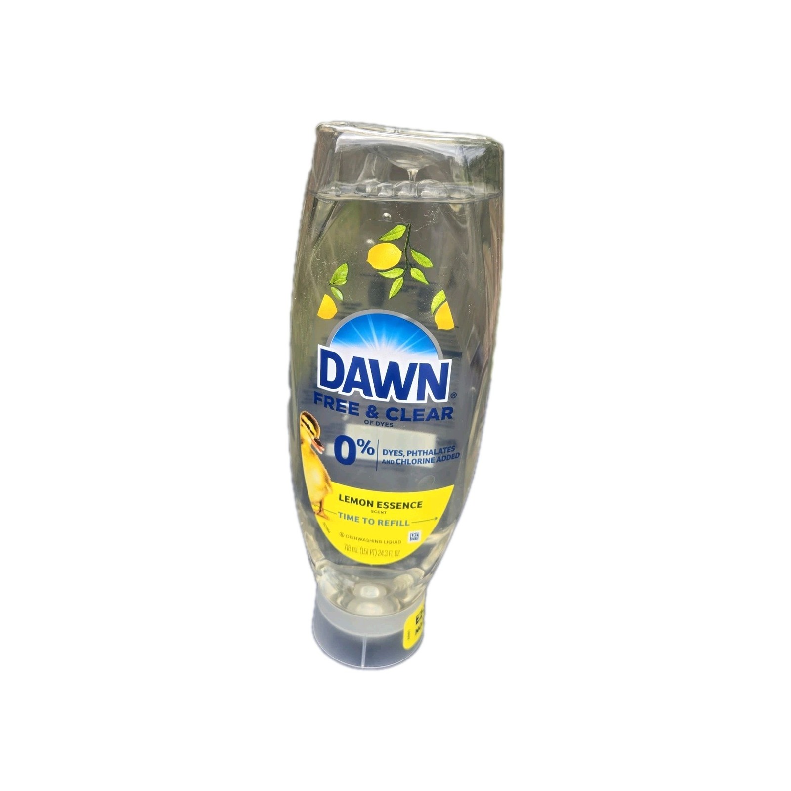 DAWN FREE & CLEAR Lemon Essence Scent Dishwashing Liquid 718ml/24.3Fl Oz