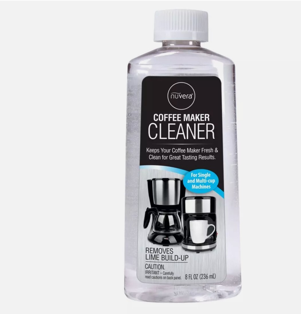 Nuvera Descaling Solution for All Single Cup Standard Coffee Makers Cleaner 8 Oz