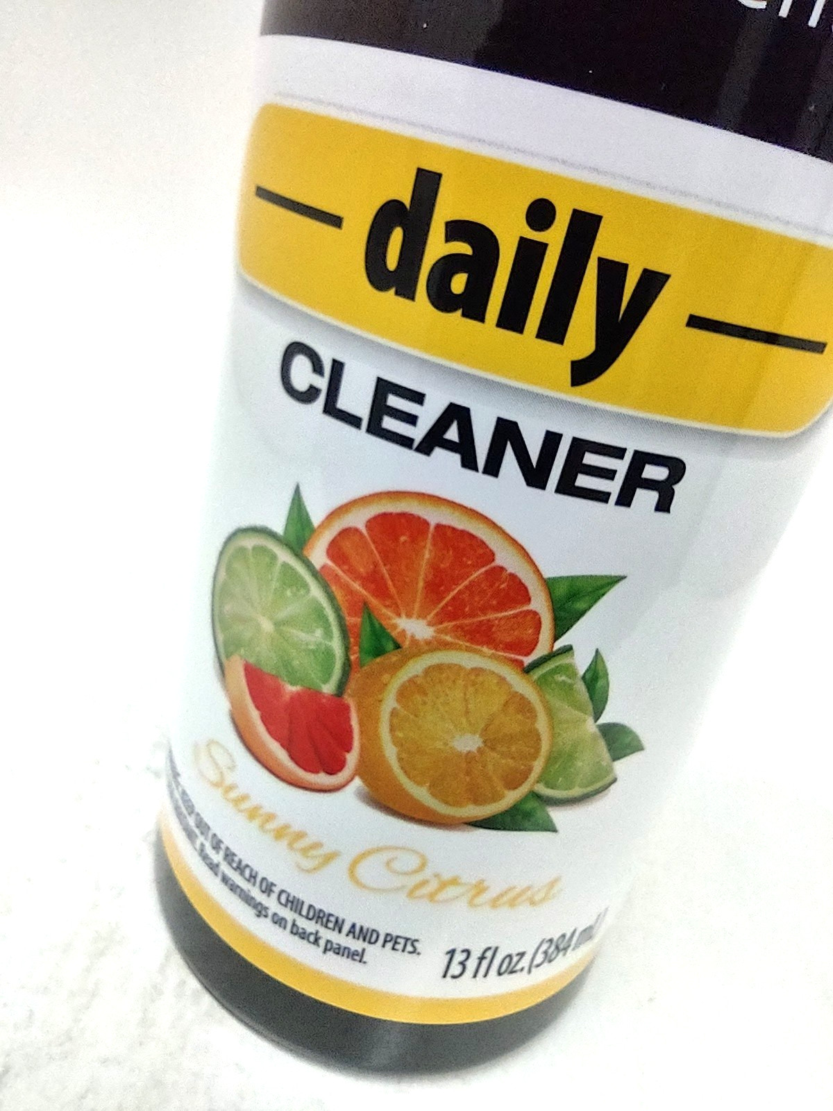 ( 3 ) Wizard Naturals In W/Essentials Oils Daily Cleaner Sunny Citrus 13 oz Ea