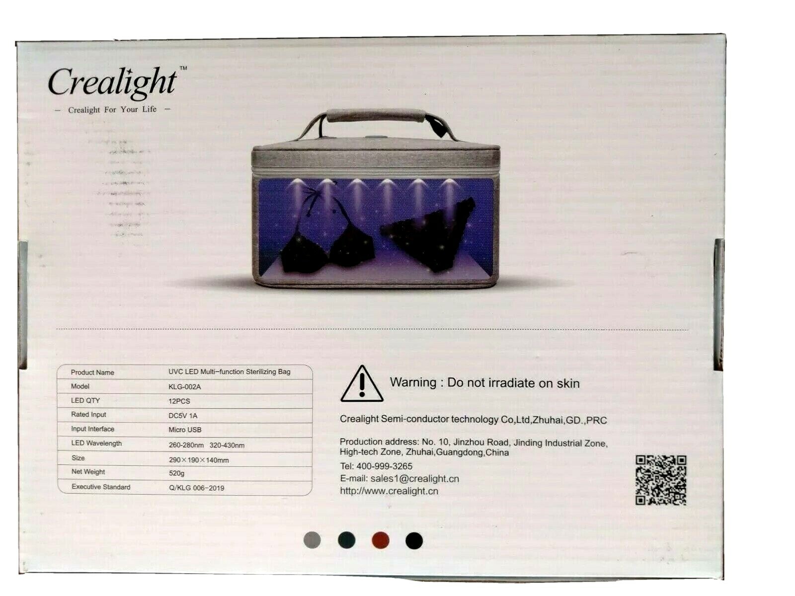 UVC LED Multi-function Portable Sterilizing Bag