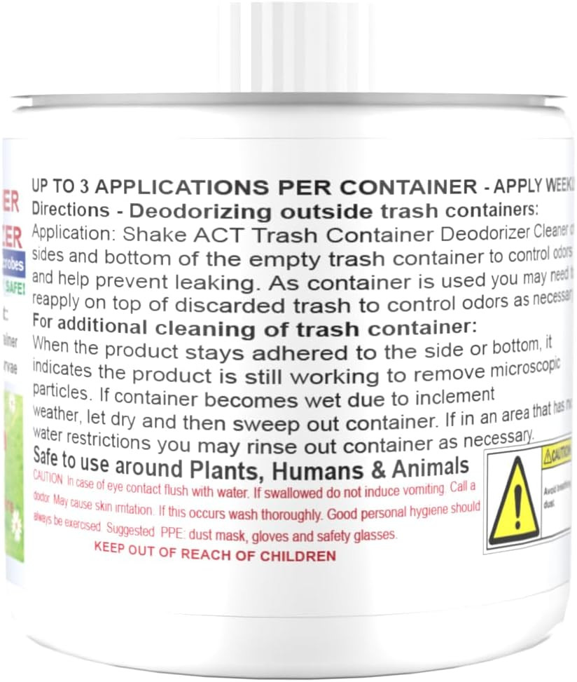 Trash Deodorizer and Cleaner | Eliminates Odors Controls Garbage Sludge | for Ga