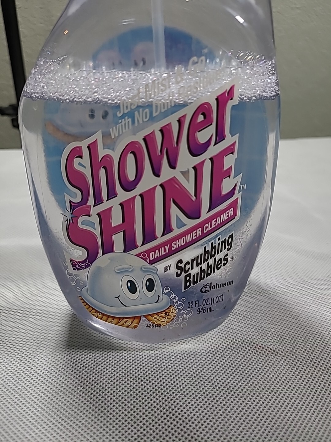 Rare! 1998 Scrubbing Bubbles Shower Shine Discontinued 90s Movie Prop
