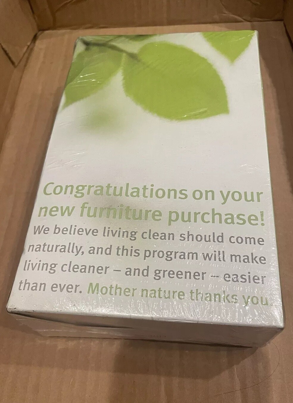 Crypton Fabric Furniture Care Kit 1 Plan, Eco-Friendly! Live Clean Live Green