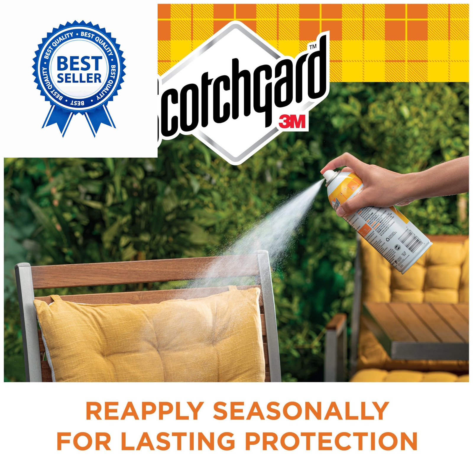 Scotchgard Outdoor Water & Sun Shield 10.5 Fl Oz (Pack of 1), Transparent