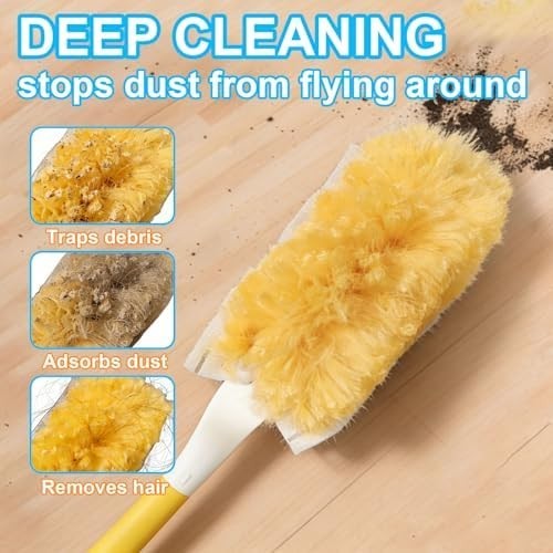 20 Heavy Duty Swiffer Duster Refills for Multi-Surface Cleaning (Handle Not Incl