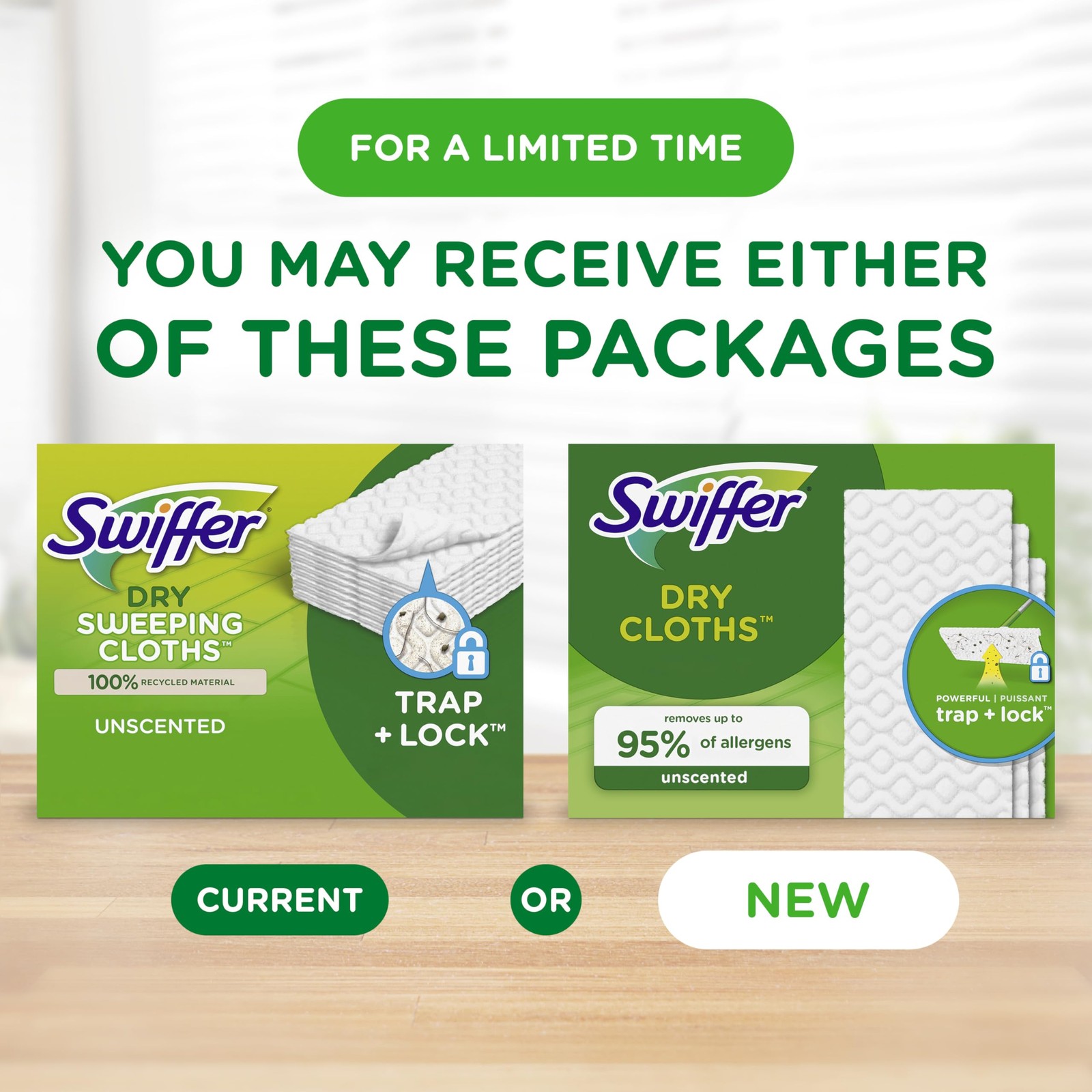 Swiffer Sweep + Mop, Dry Pads Refill, Floor 52 Count (Pack of 1), Multicolor