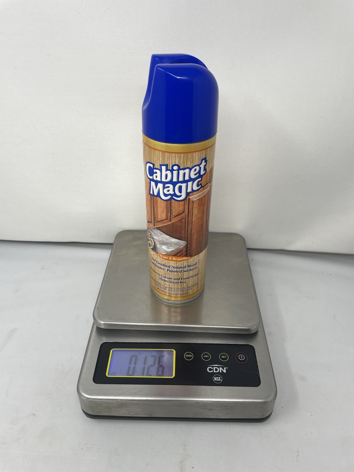 Vintage Original Cabinet Magic Wood Cleaner Polish 17oz 54% Full