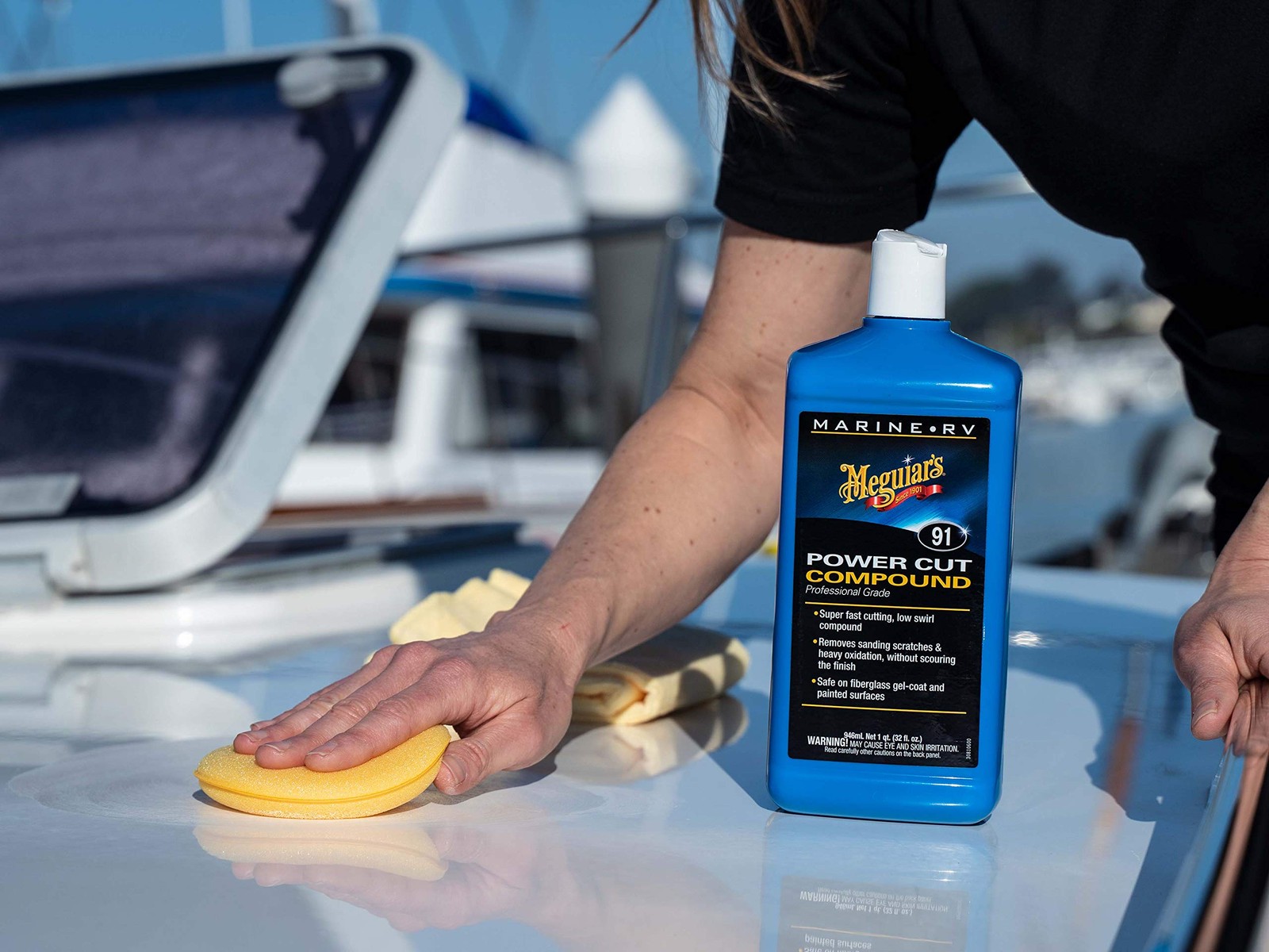 Meguiar’S Meguiars Marine/Rv Power Cut Compound M9132 Low-Swirl Rv And Marine
