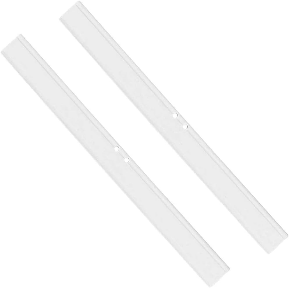 2PCS Replacement Silicon Rubber Squeegee Blade, 12 Inch White