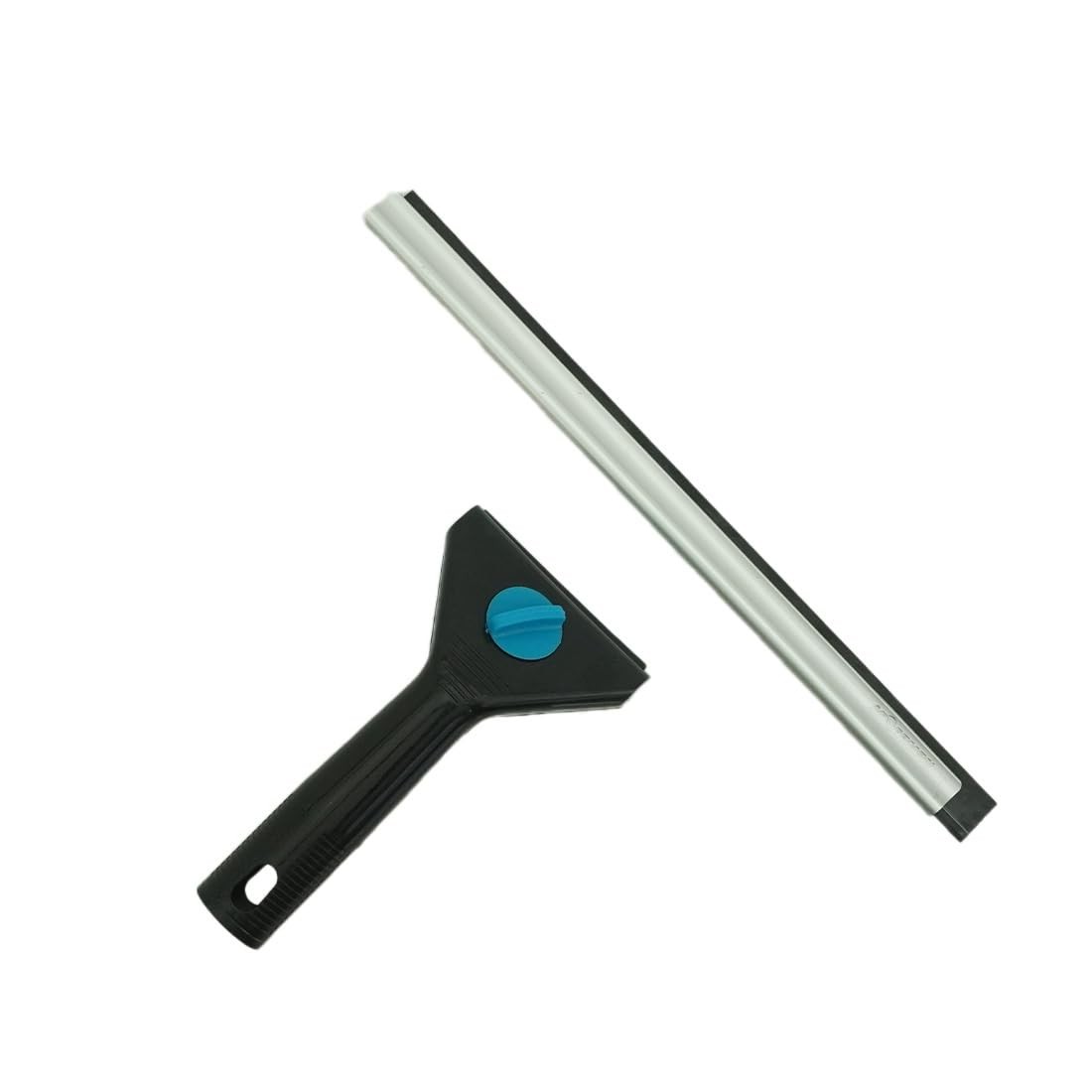 12 Inch All Purpose Window Squeegee – Lightweight Durable Plastic Handle -Alu…
