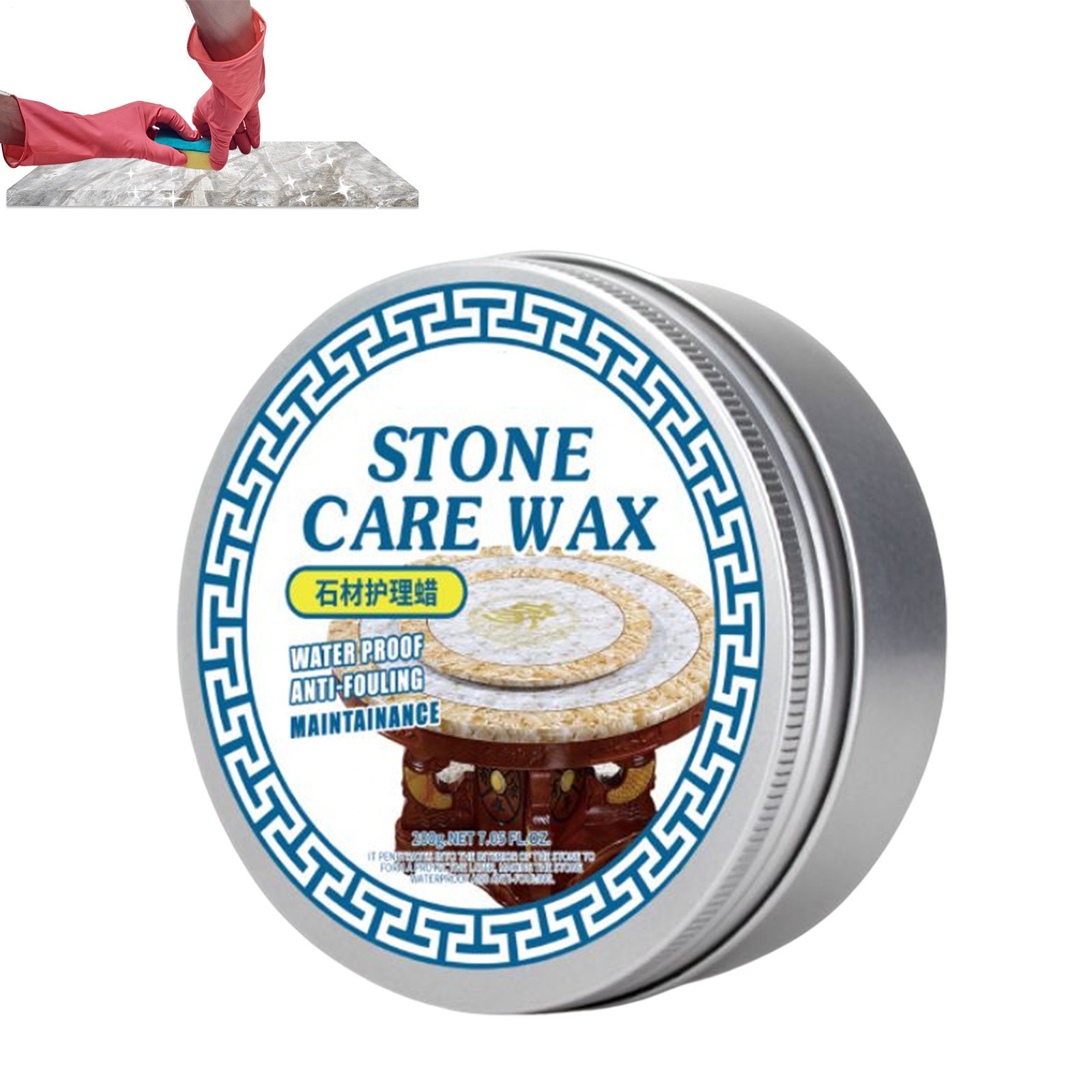 Stone Wax Polish 200g Stone Maintenance Wax Stone Restoration Wax Stone Care Wax