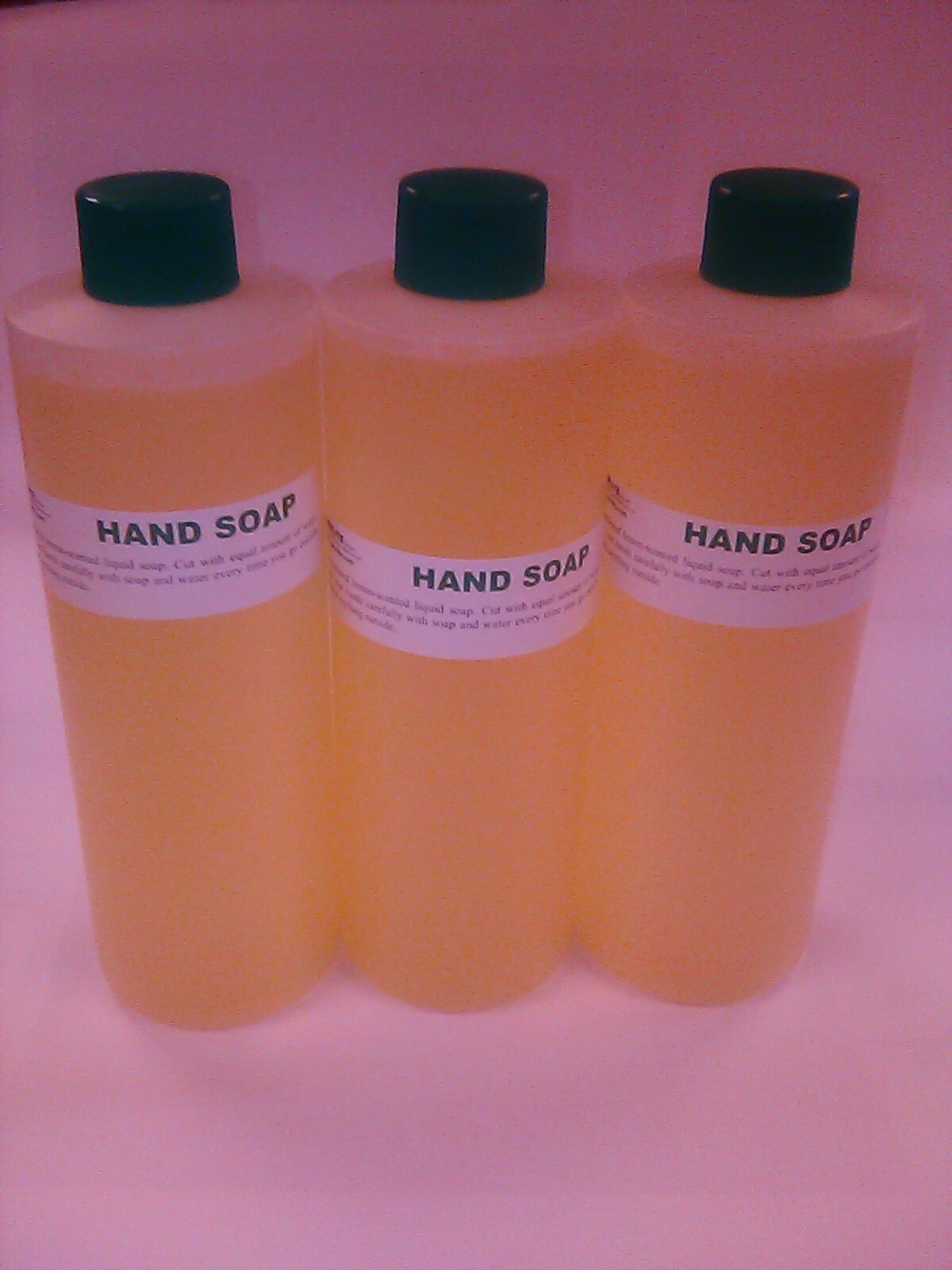 HAND SOAP concentrated, 3x16oz enough to make 1 gallon, lemon DISINFECTANT