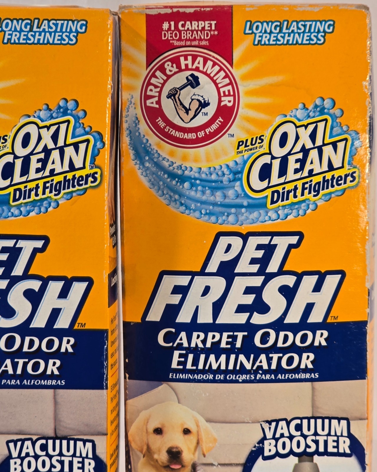 2 Boxes (Different Sizes) Arm & Hammer Pet Fresh Carpet Odor Eliminator