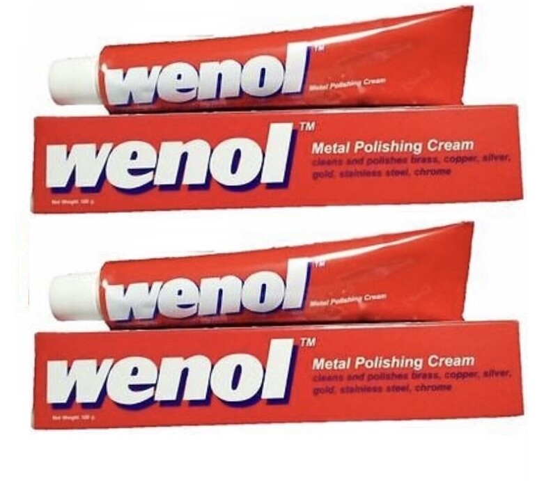 Wenol Metal Polishing Cream Cleans&polishes Brass Copper Stainless Steal Chrome