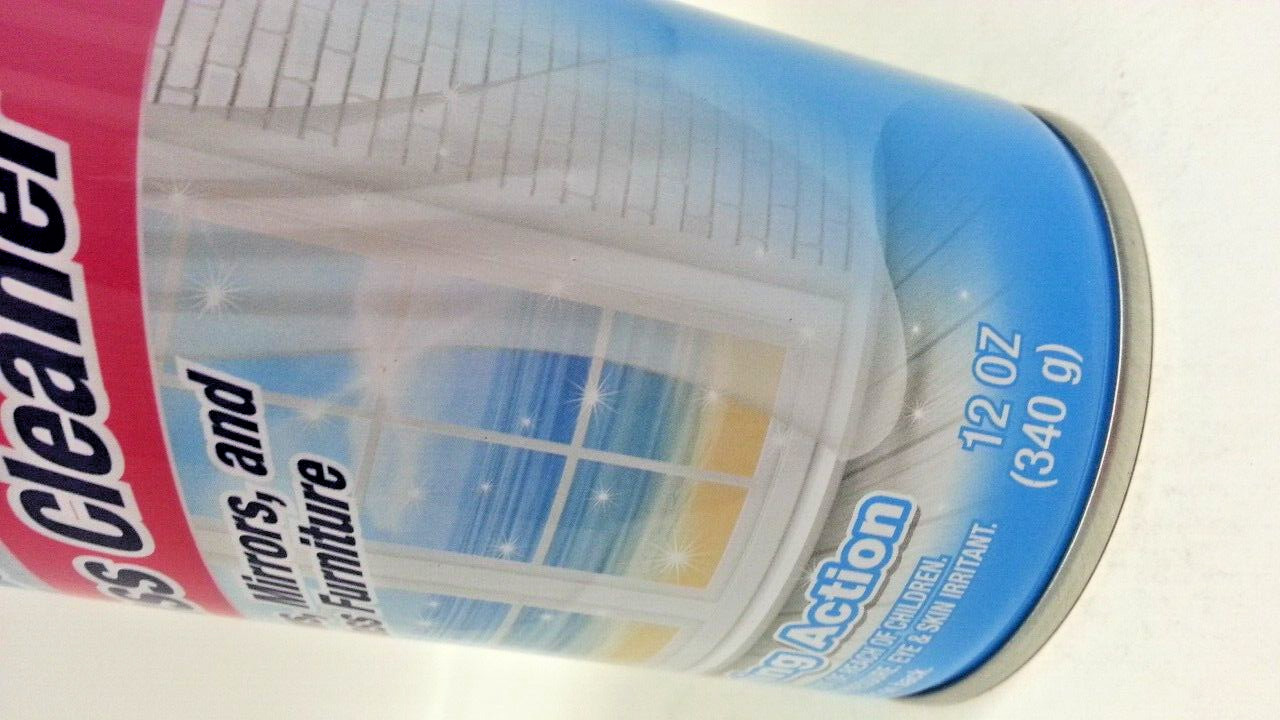 ( Lot 3 ) Scrub Free All Purpose Glass Cleaner w/ Foaming Action12 oz each