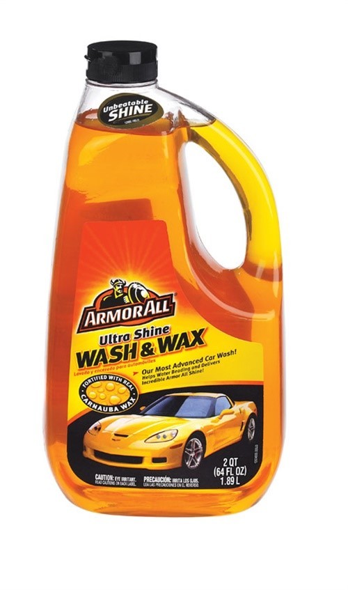 Armor All 10346 Orange Liquid Form Ultra Shine Wash & Wax 64 oz. (Pack of 4)