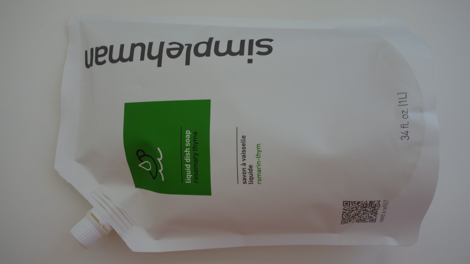 simplehuman Liquid dish soap rosemary thyme34 fl. oz. (1L) Sealed New in Bag