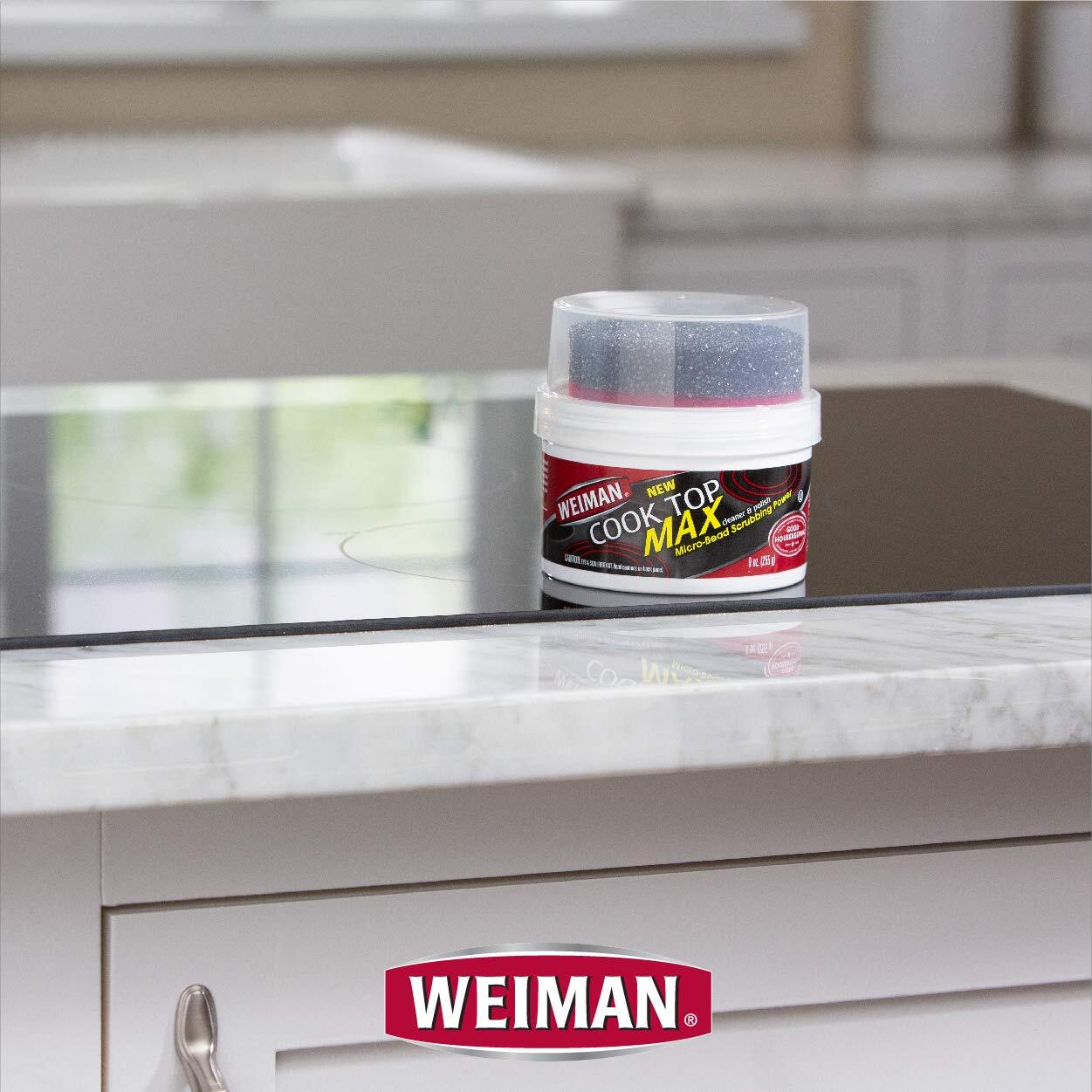 Weiman Cook Top Max Cleaning Agent 9 Ounce Pack of 2 Streak-Free Shine