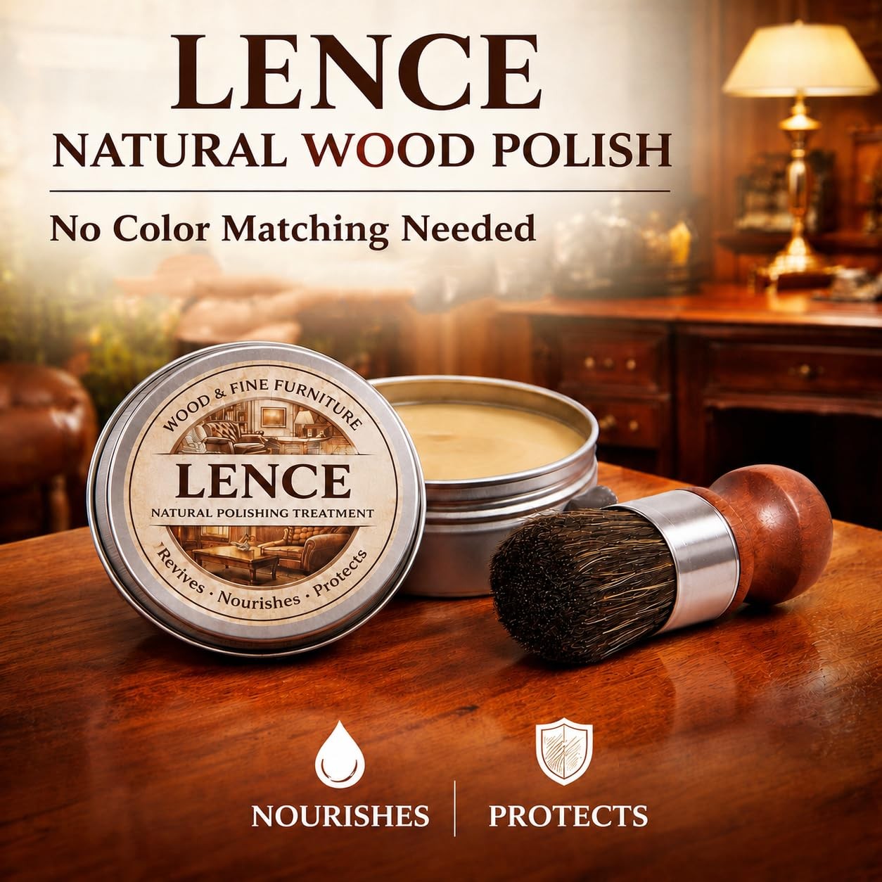 Lence Furniture Repair Salve, Lens Magic Stuff For Wood Scratch Repair Formul…